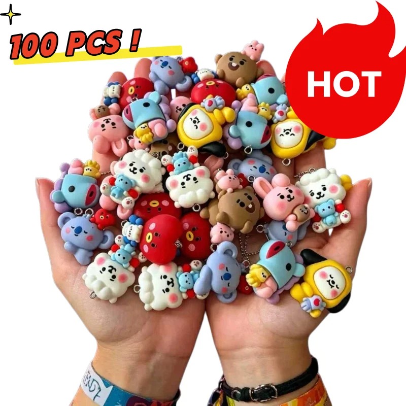 Resin Crafts Diy - 7 pezzi di ciondoli in resina