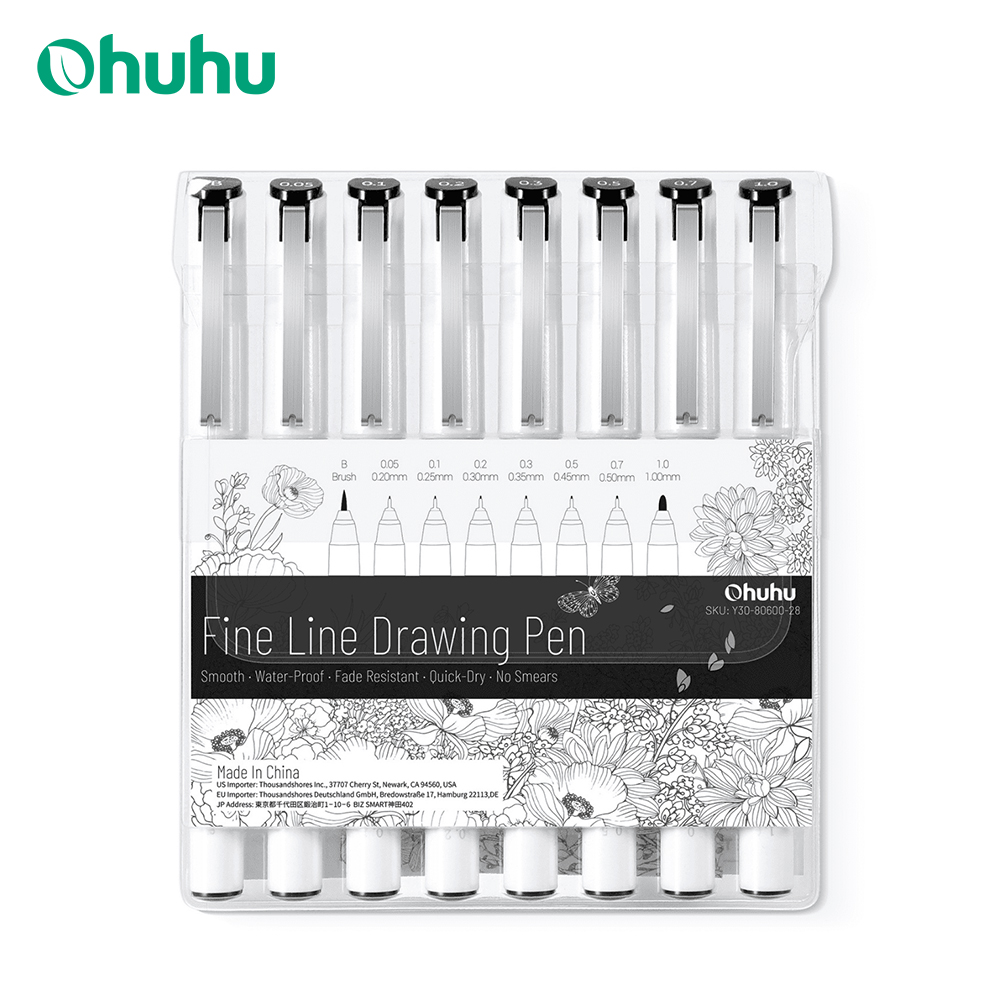 Copic Marker Sketch - Ohuhu Micro Pen Fineliner Penne da