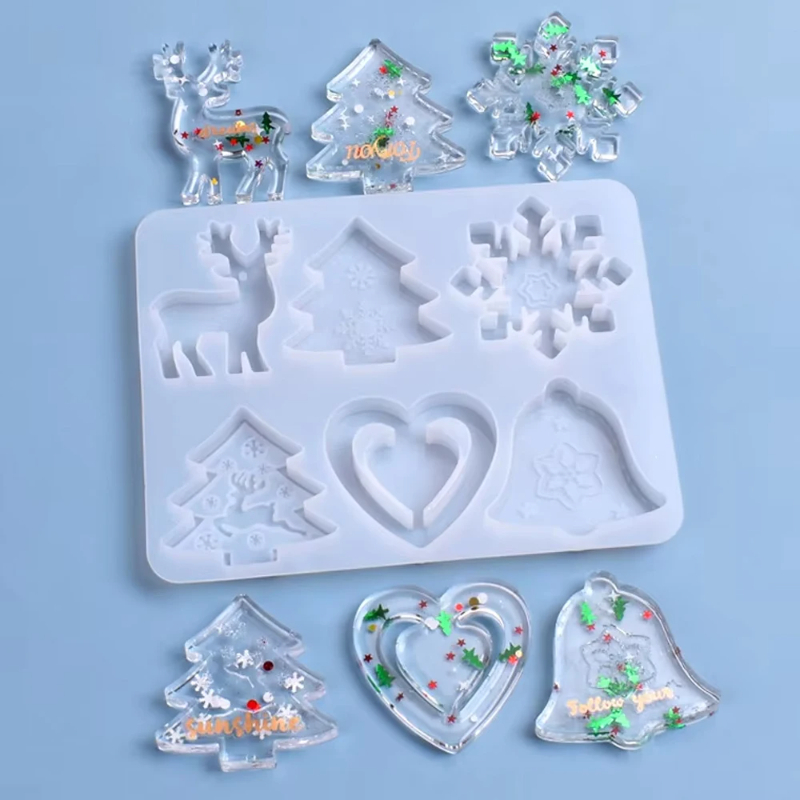 Resin Jewelry Kit - Stampo natalizio Stampo epossidico di cristallo