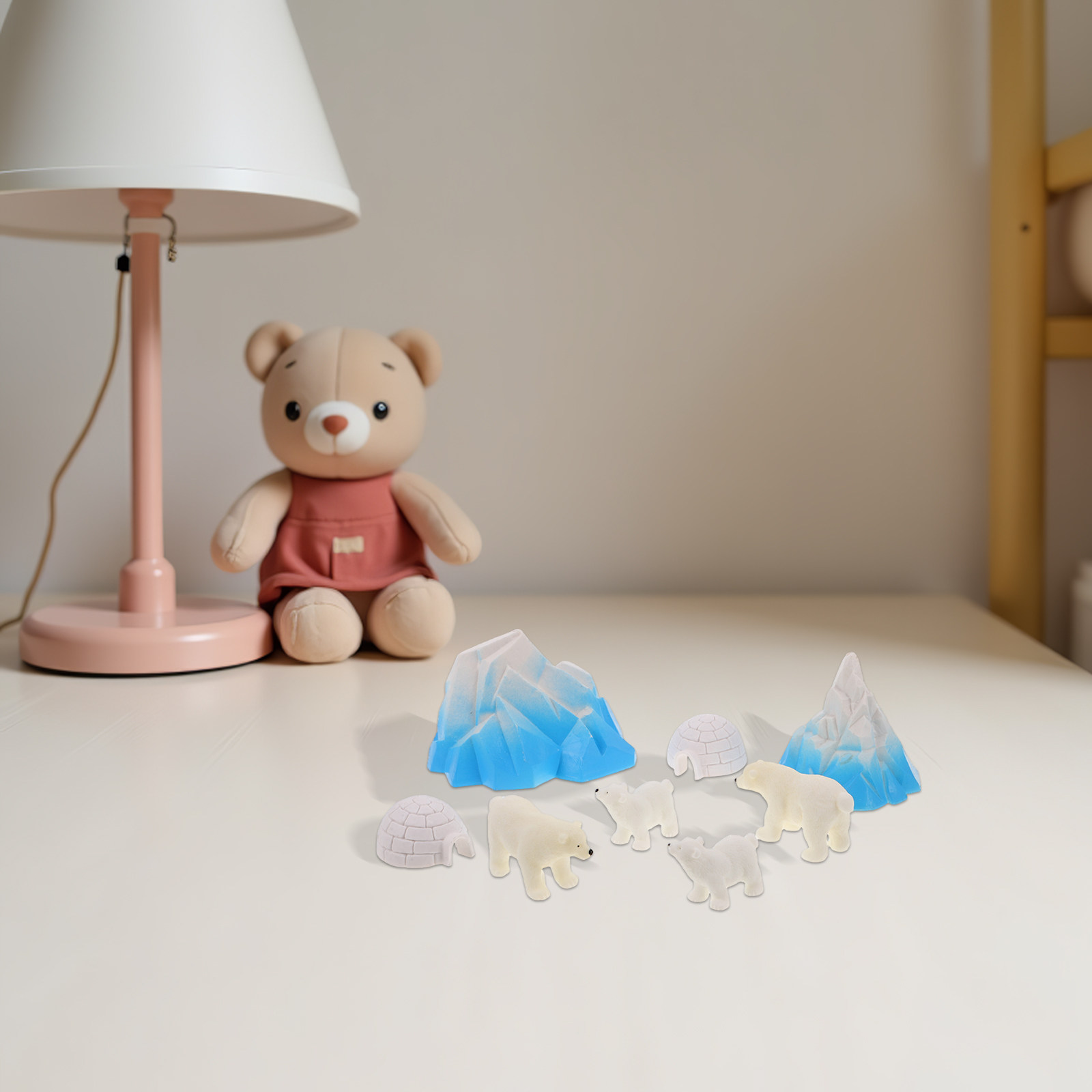 8 Pezzi Mini Orsi Polari in Re - Crafting Resin recensione e prezzo
