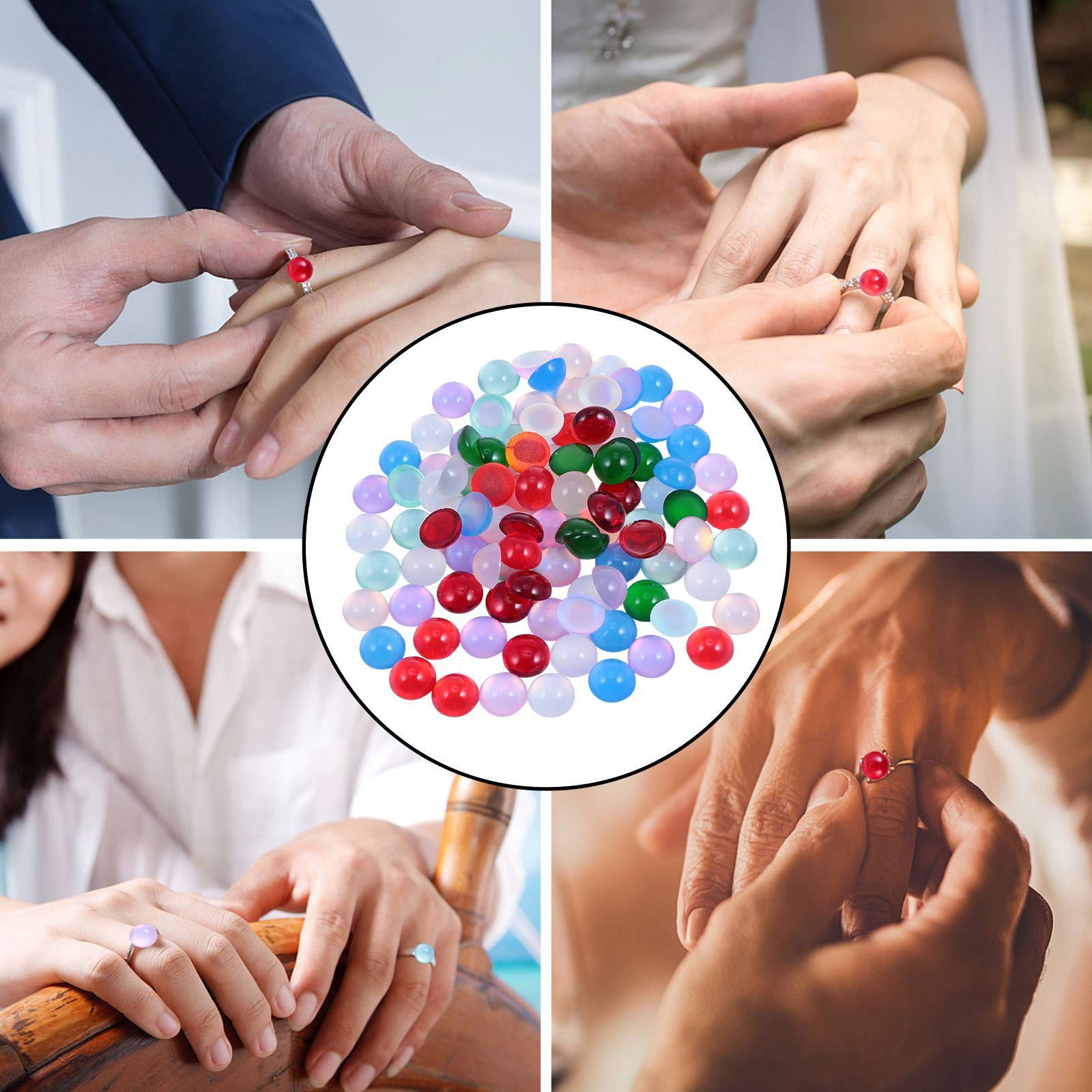 100 Pezzi di Perle in Resina O - Resin Crafts Diy recensione e prezzo