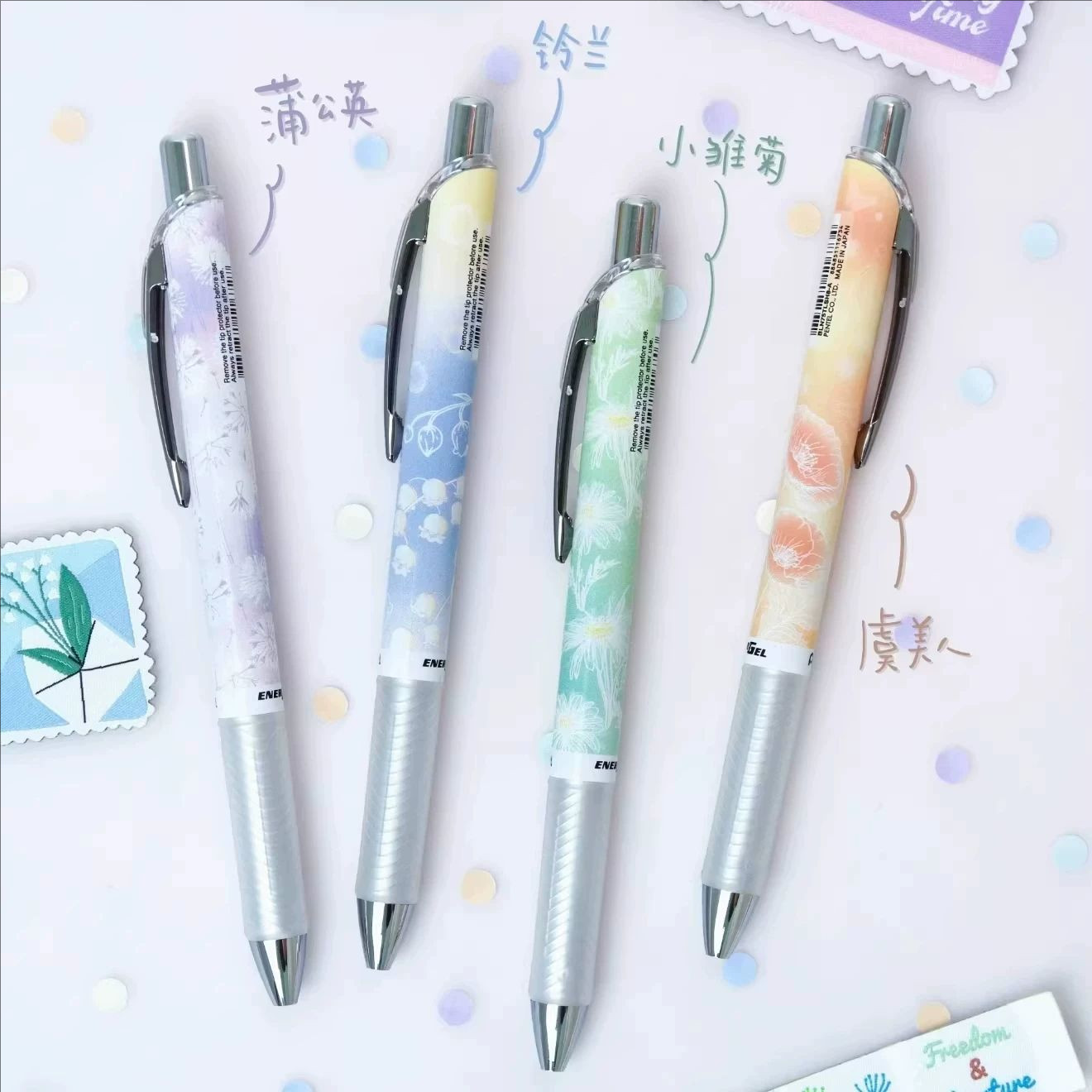 Nuova Penna Gel Pentel Flower  - Pentel Pen Energel recensione e prezzo