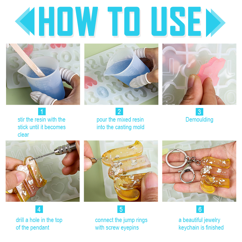 Stampi per portachiavi con alf - Resin Jewelry Kit recensione e prezzo
